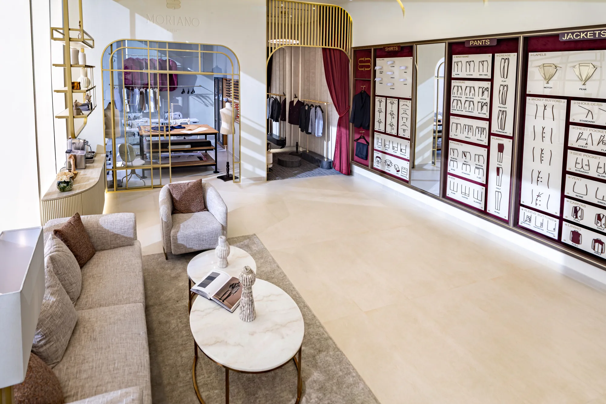 The lounge, where consultations are held