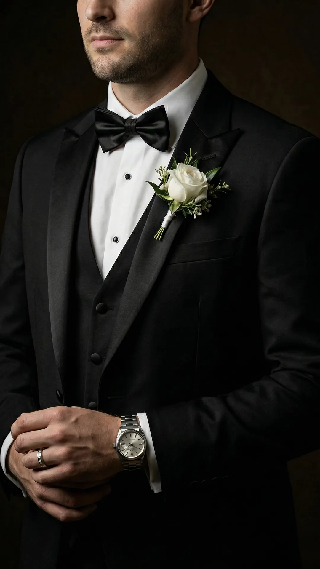Black-tie evening wear tailored by MORIANO