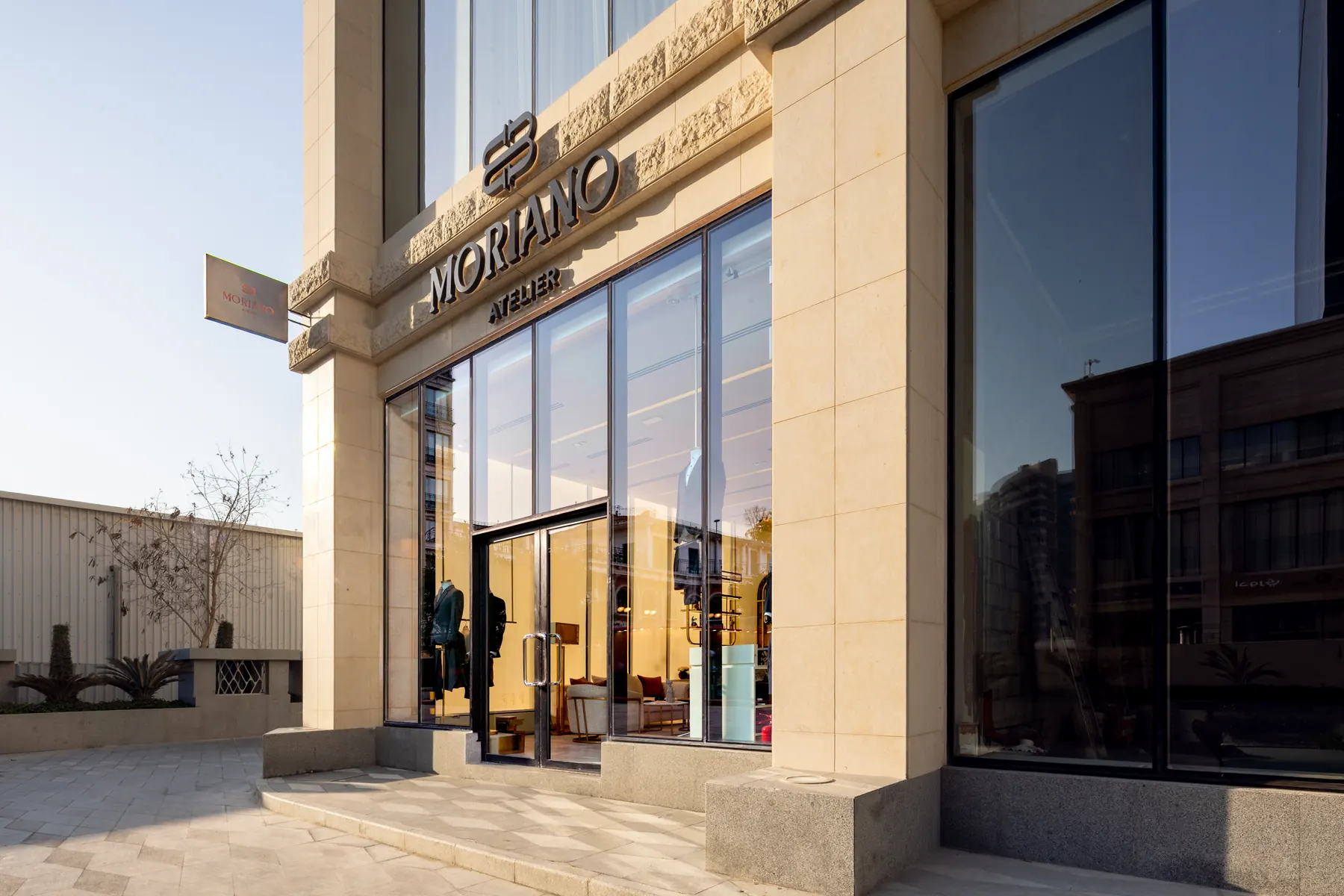 The MORIANO Atelier storefront in Doha