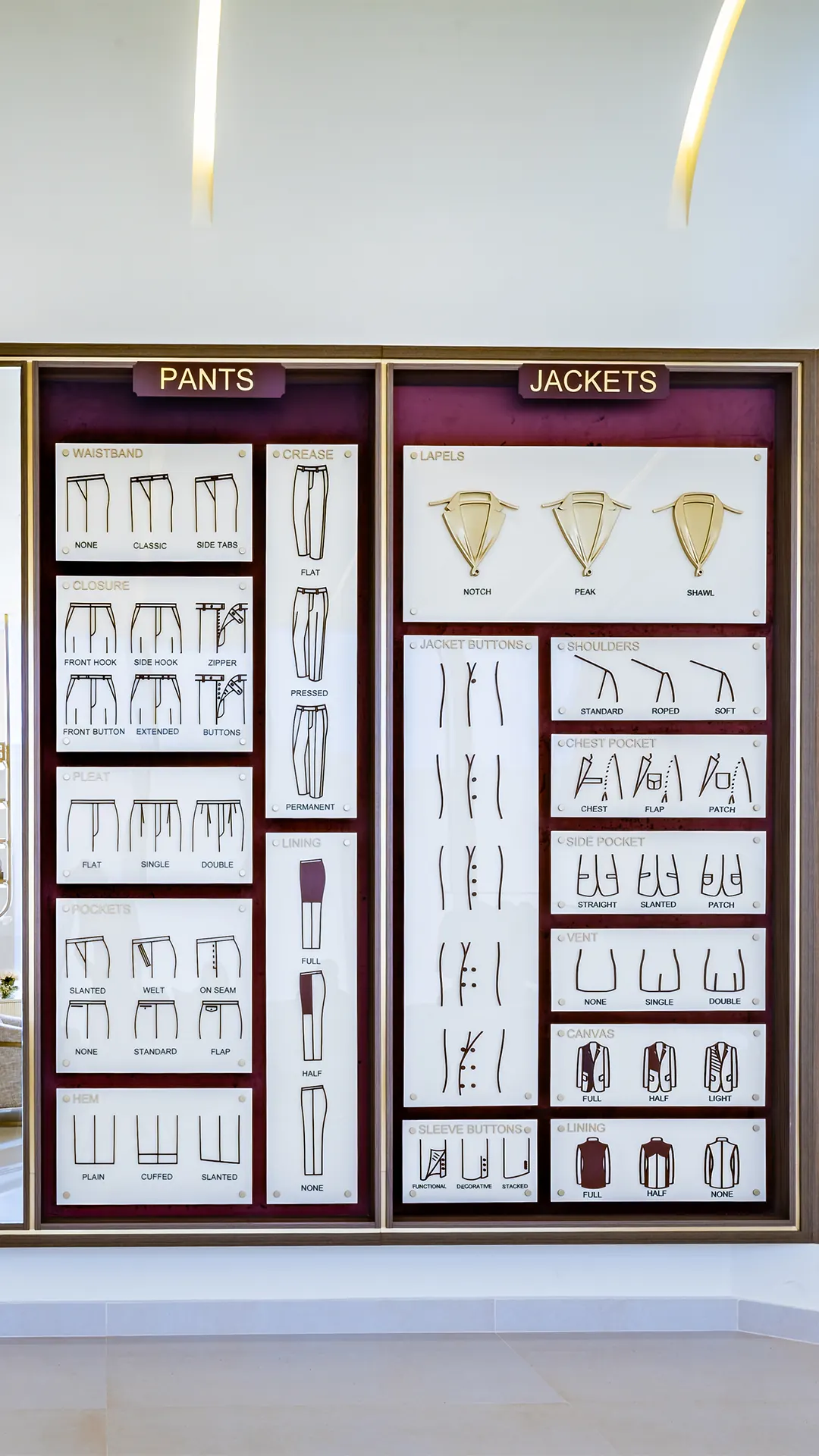 The MORIANO fabric library